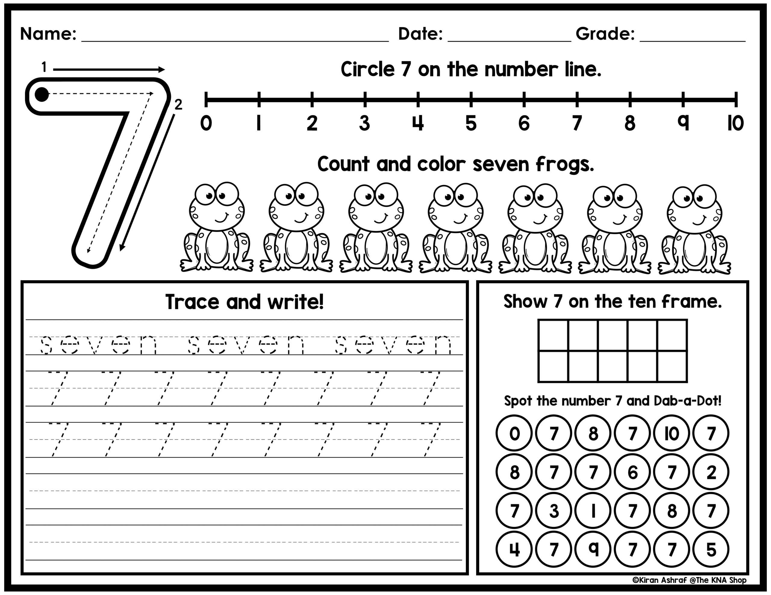 number tracing worksheets 1 20