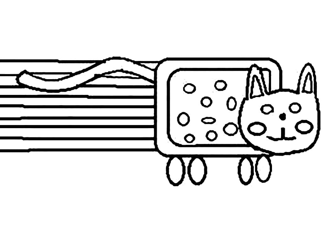 coloring pages of nyan cat
