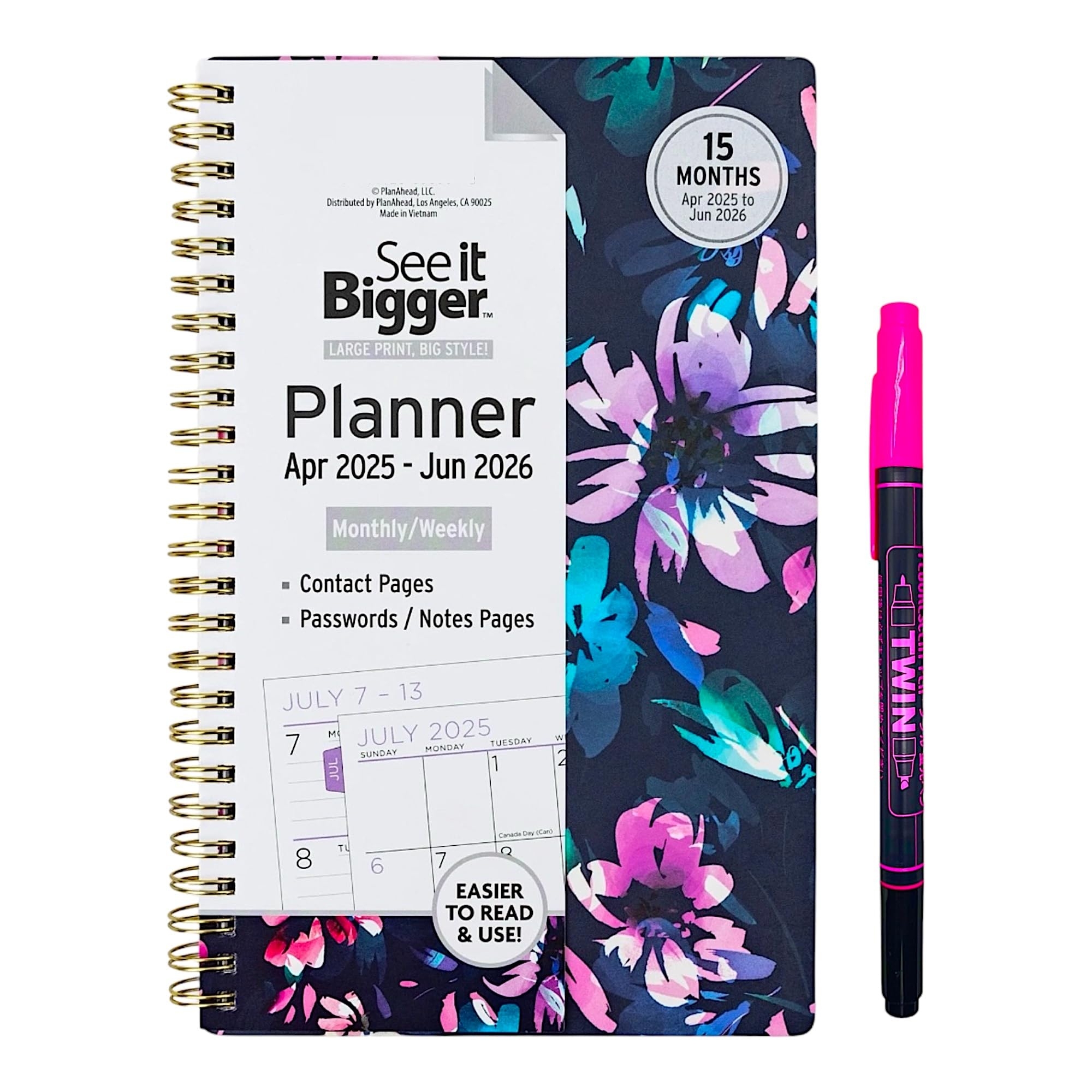 October 2025 December 2026 Monthly Planner See It Bigger Oct 2025 Dec 2026 PlanAhead 3 75x6 26 Planner Plan Ahead Planner 2026 2027 See It Bigger