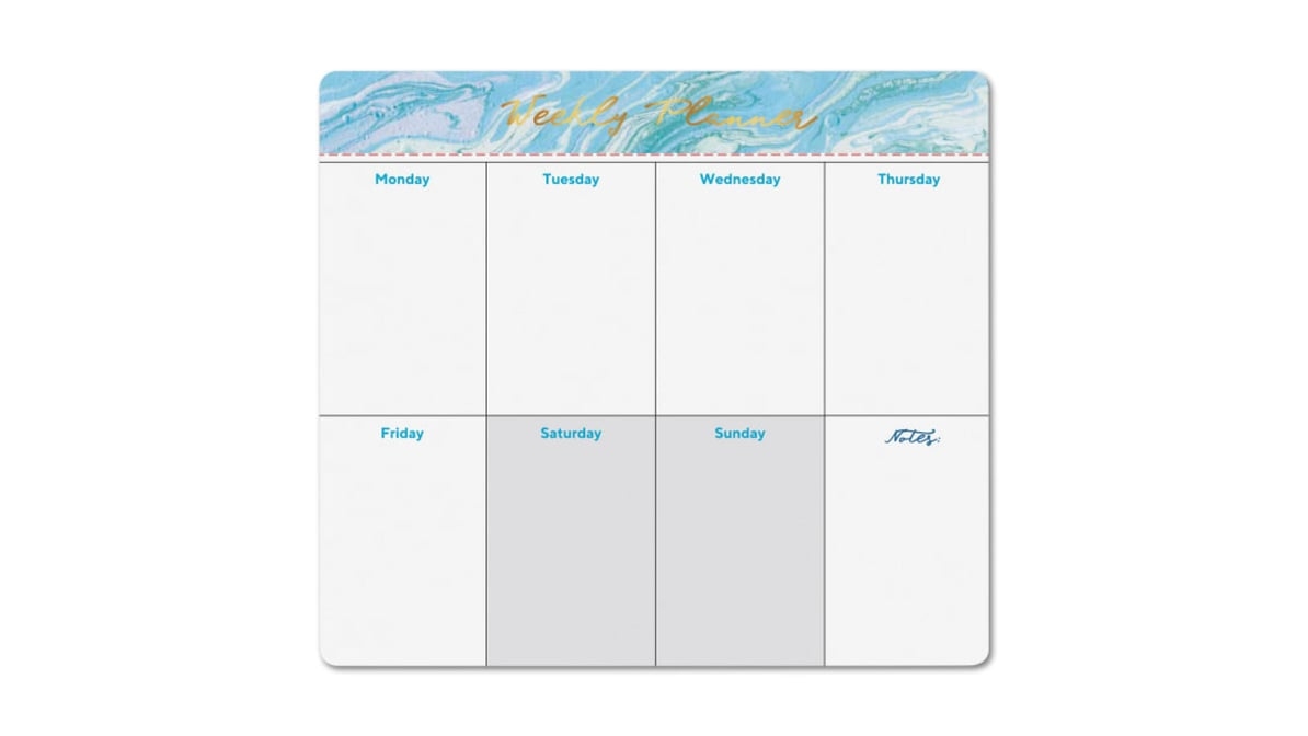 Office Depot 9 X 8 Weekly Desk Calendar Mouse Pad Marble Delivery Near Me Doordash