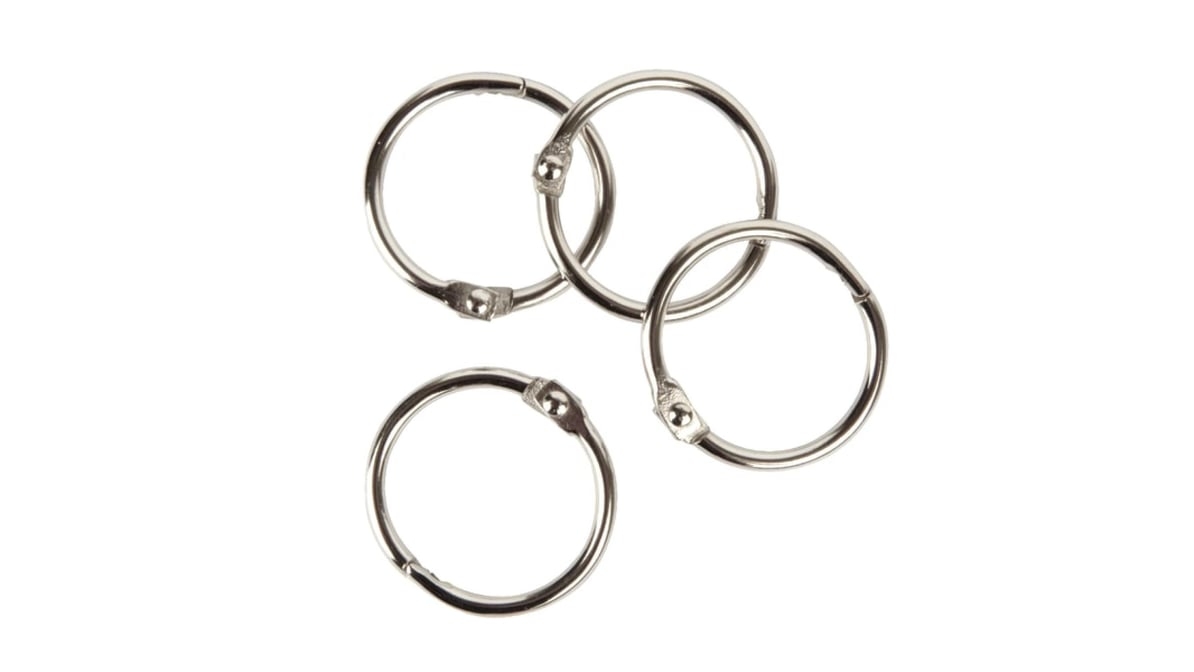 Office Depot Binder Rings 1 Silver Pack Of 100 SKU 212239 Delivery Near Me Doordash