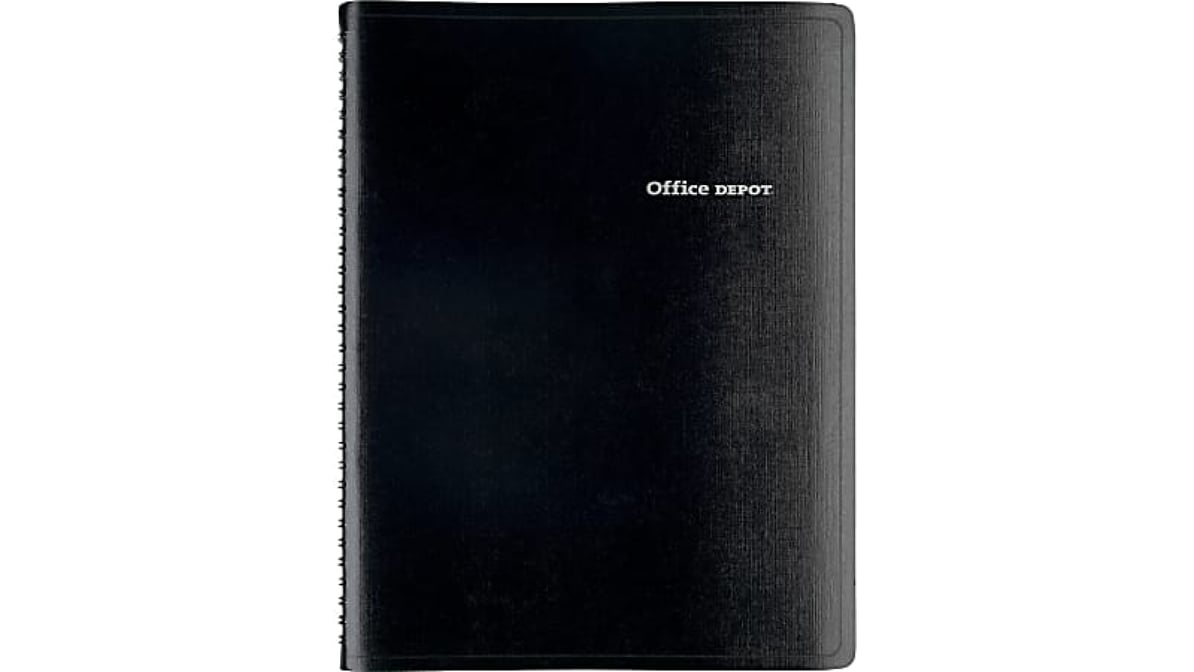 Office Depot Undated Daily Planner 8 1 2 x11 BLK Delivery Near Me Doordash