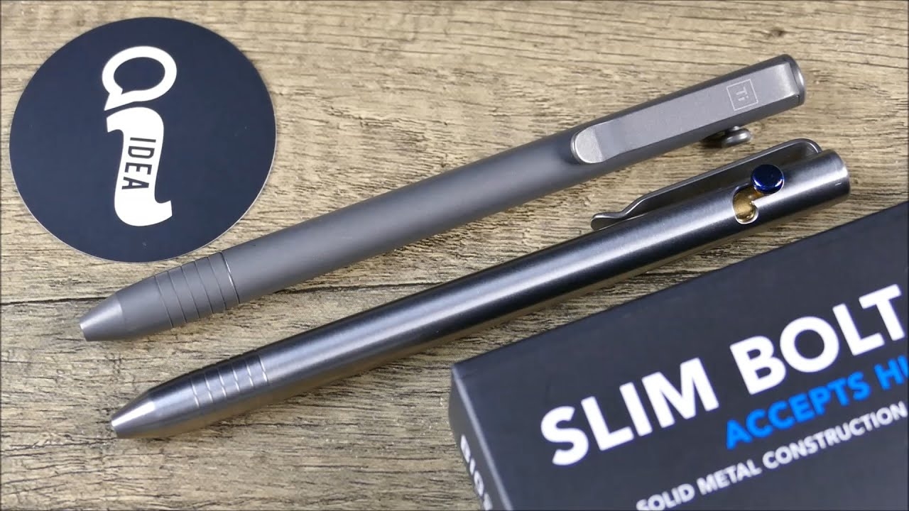 On Point EDC Big Idea Design Slim Bolt Action Pen New Improved Yes But Is It Worth Your 100 YouTube