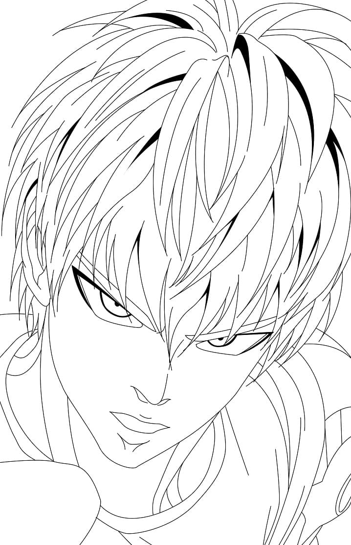 one punch man coloring pages