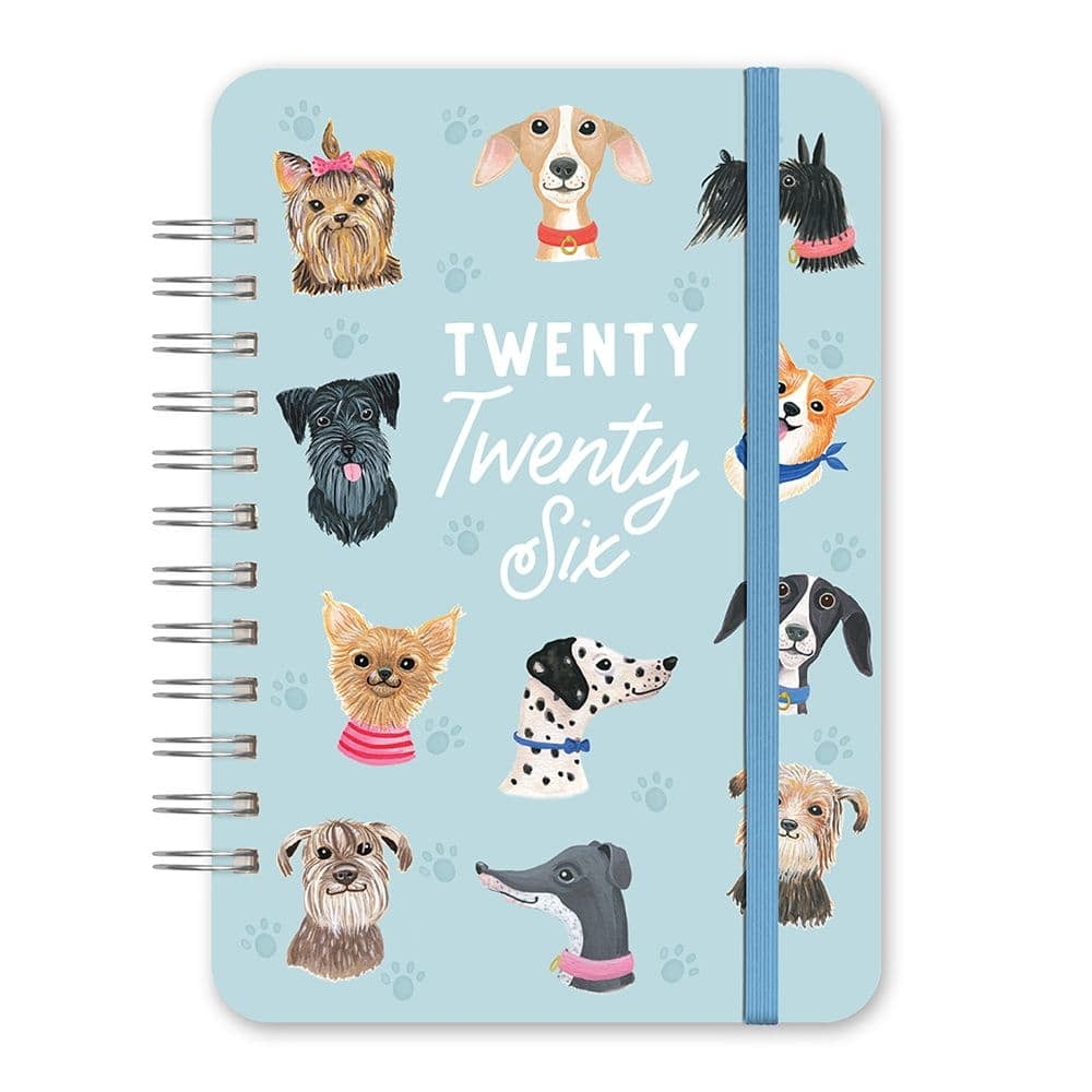 Orange Circle Studio Corporation Doggone Cute Do It All 2026 Planner 5 75 X 8 25 Weekly Calendar With Wire O Binding Walmart