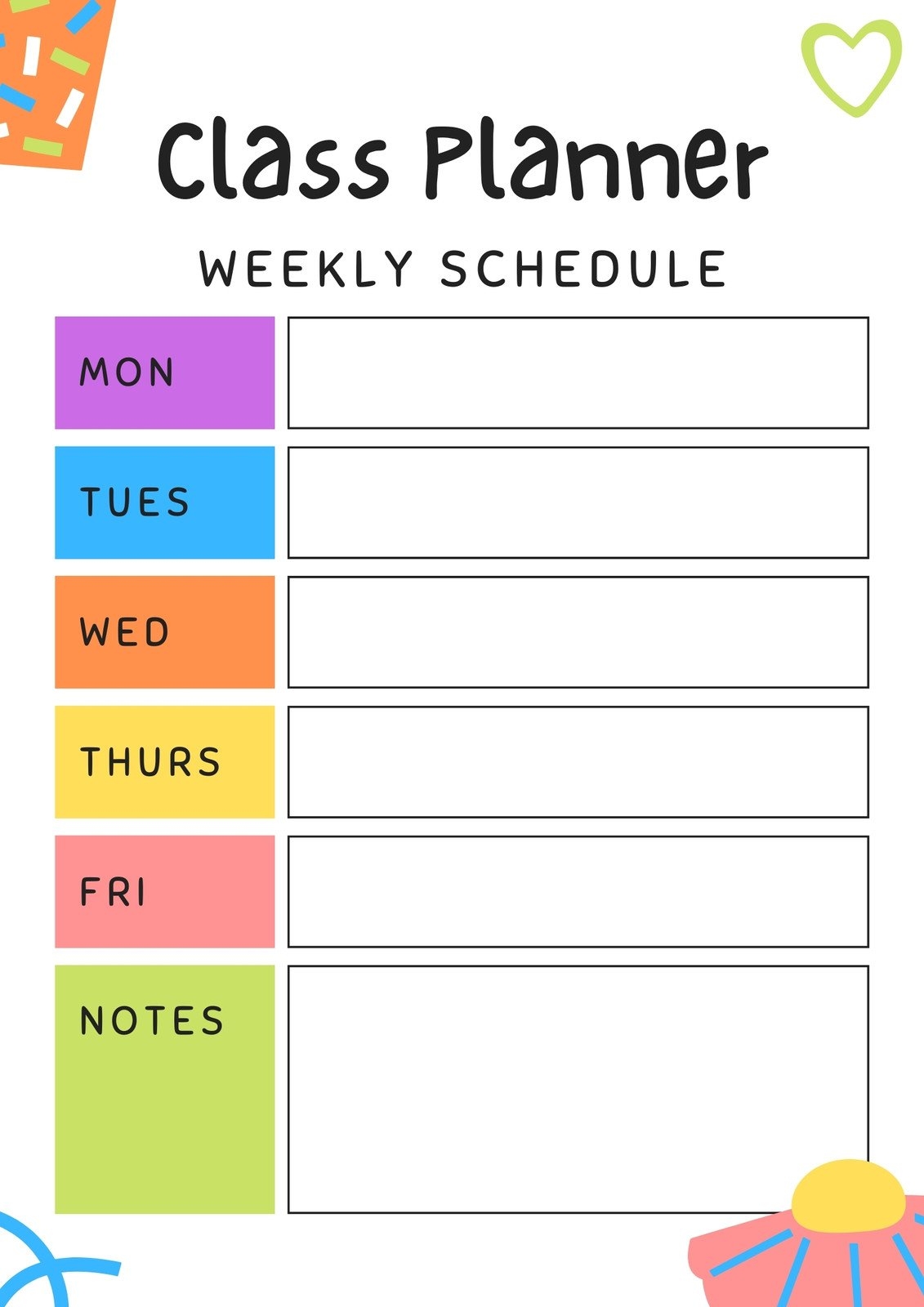 Page 2 Customize 527 Student Planner Templates Online Canva