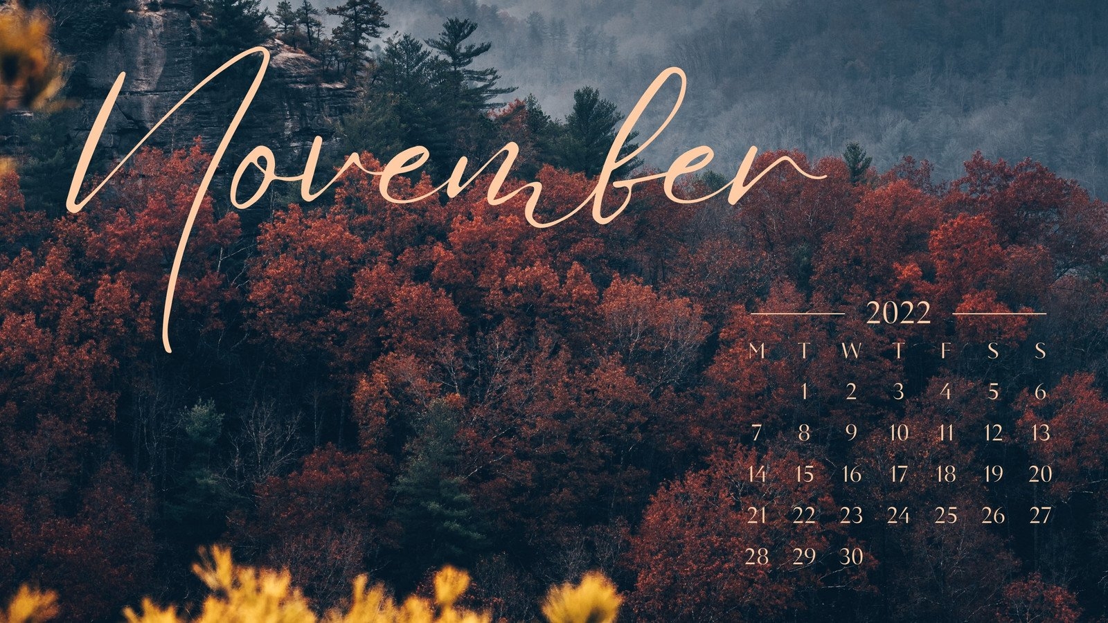 Page 3 Free Customizable Autumn Desktop Wallpaper Templates Canva