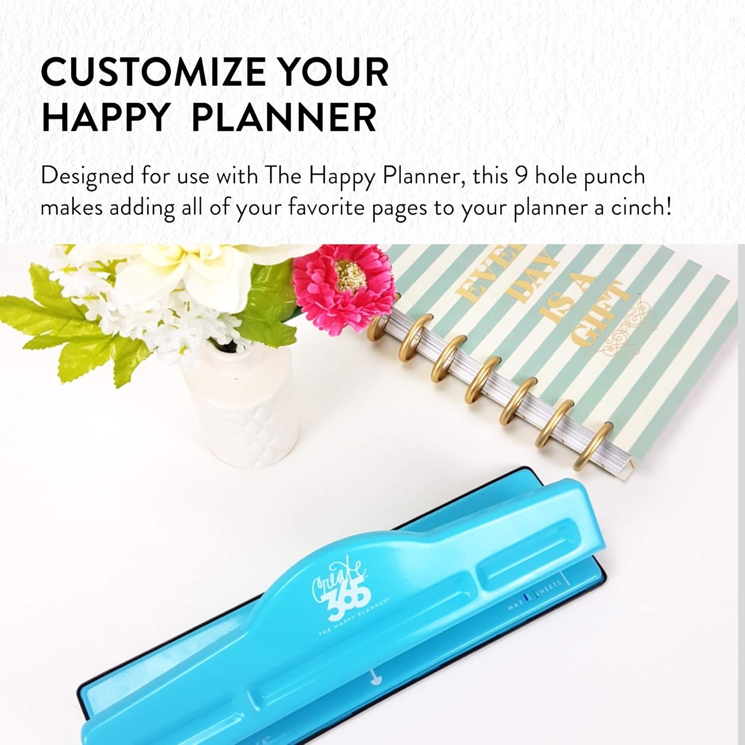 happy planner classic punch-9 holes