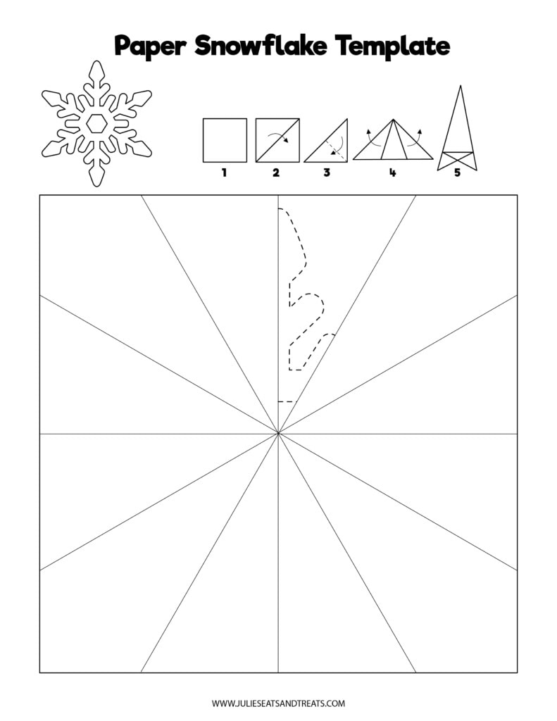 snowflake pattern printable