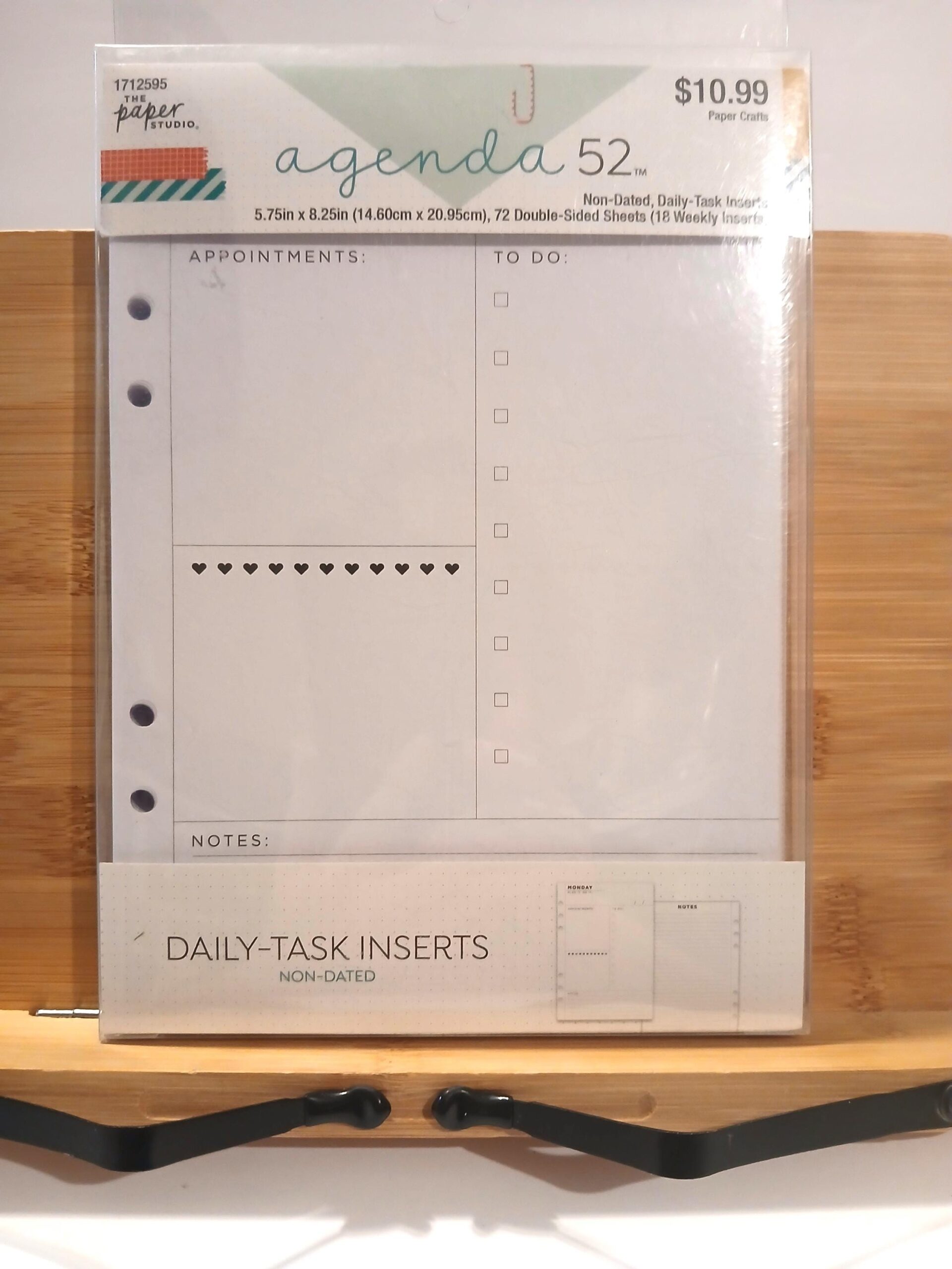 agenda 52 planner inserts