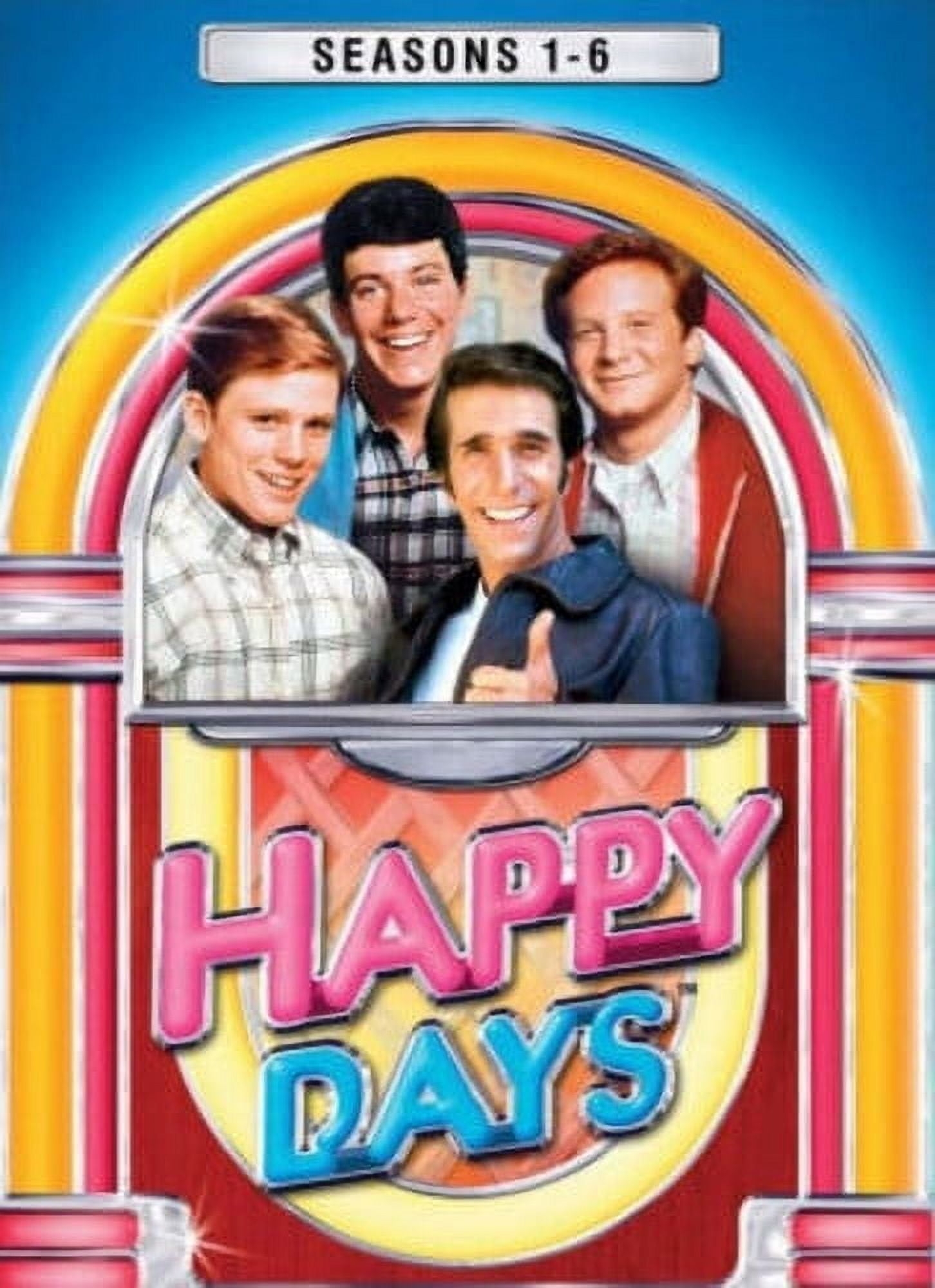 Paramount s Happy Days Seasons 1 6 DVD Classic 1950s Comedy Series Walmart