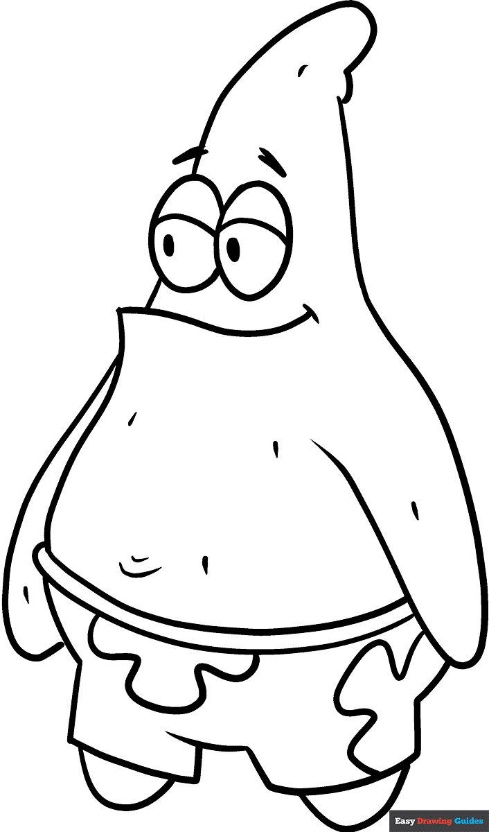 spongebob colouring pages to print