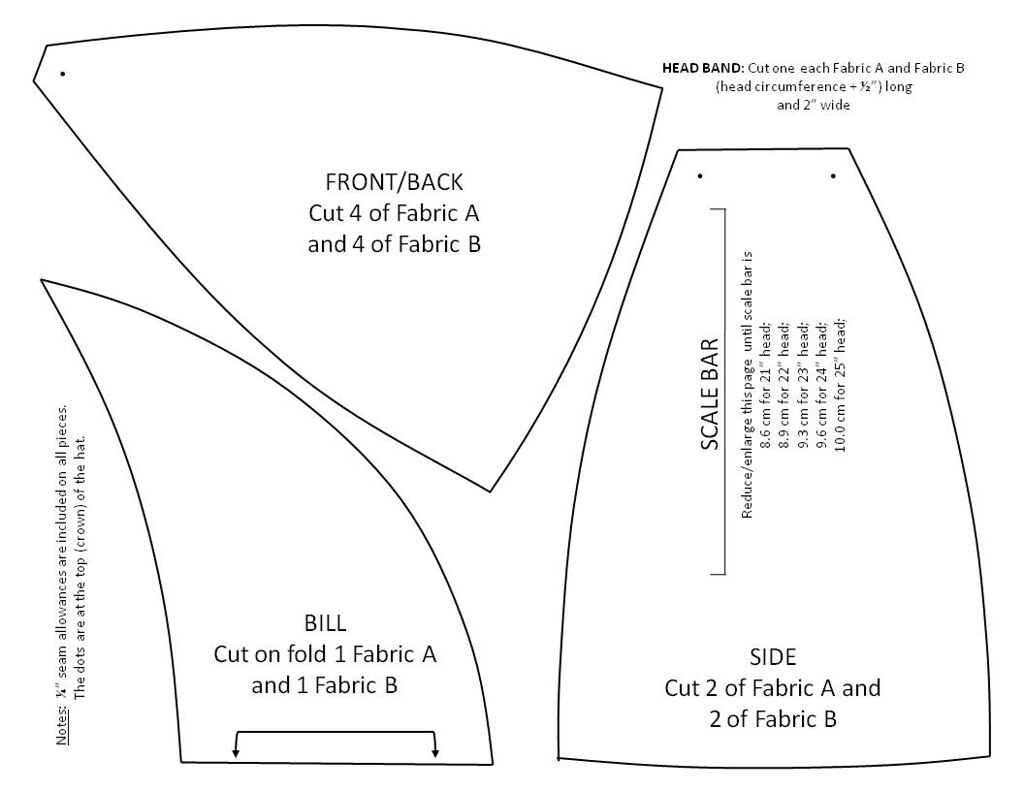 Pattern For A Reversible Welding Hat Modified From A Worn Flickr