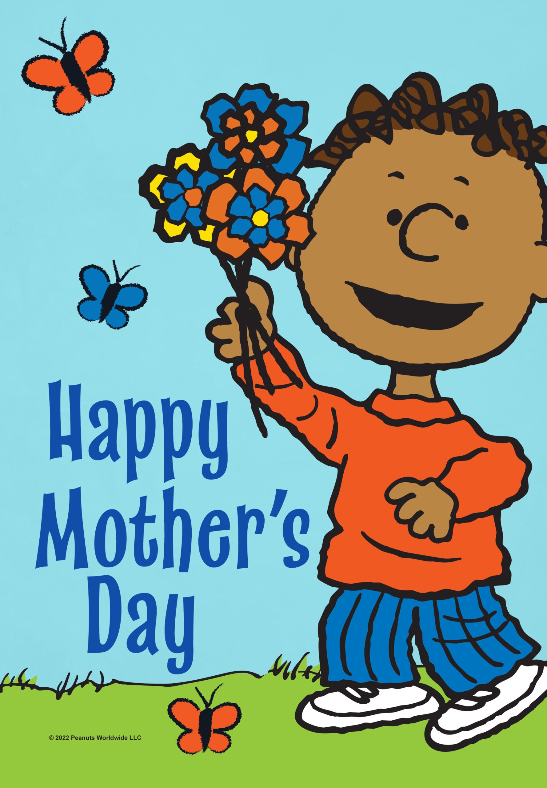 PEANUTS Happy Mother s Day Franklin GARDEN Custom Printed Flags Flagology