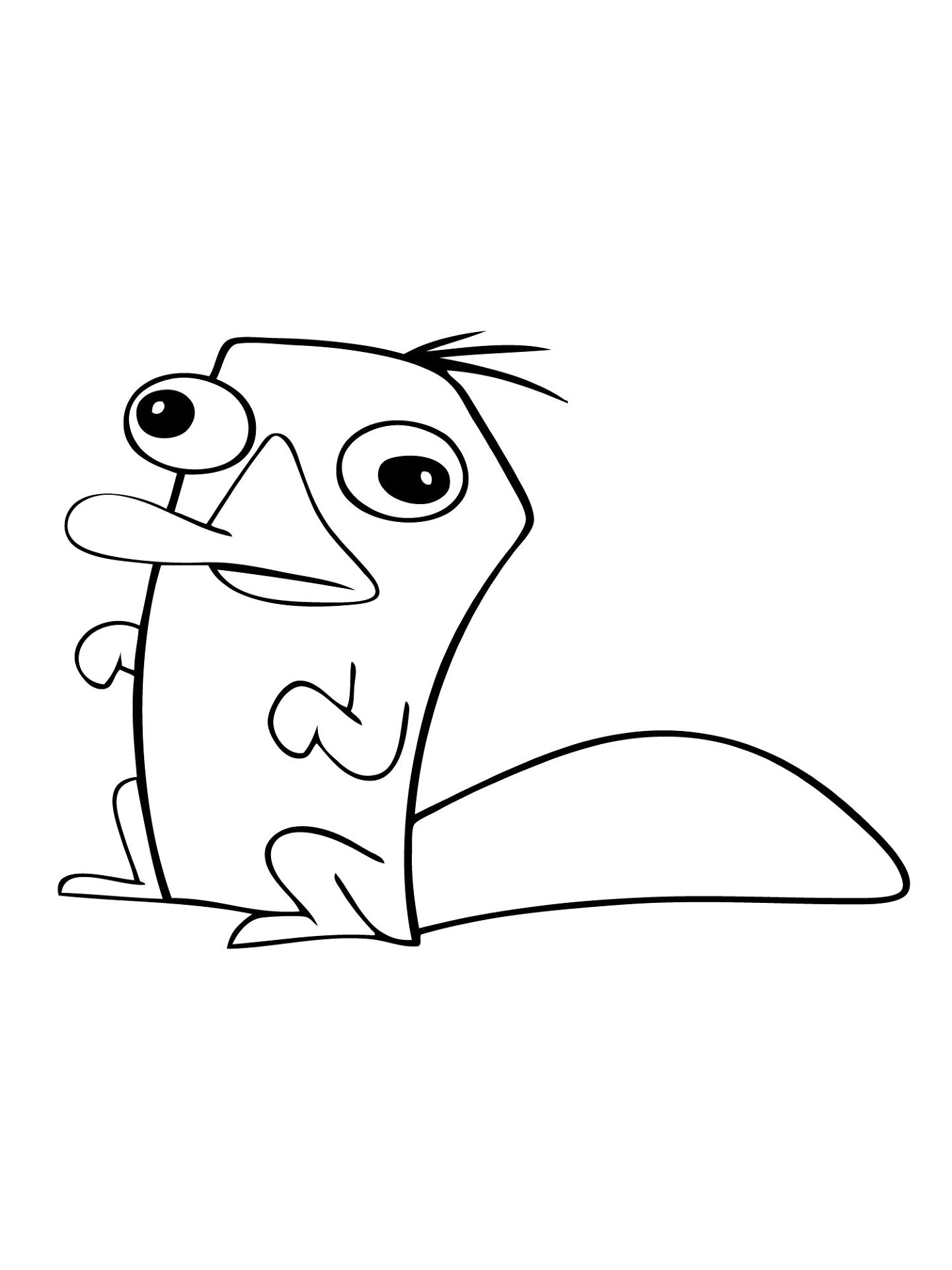 Perry The Platypus 5 Free Printable Coloring Pages