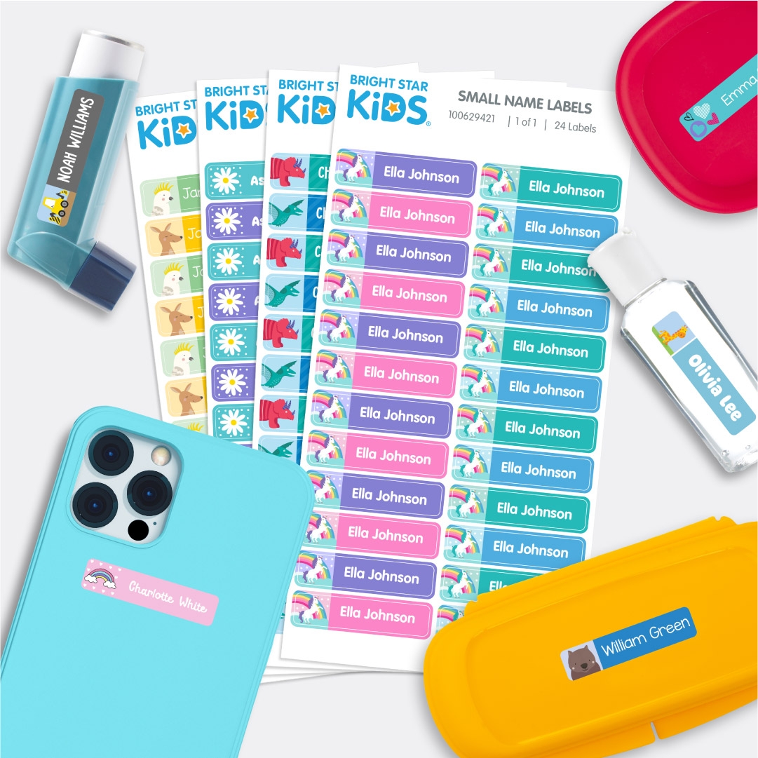 Personalized Name Labels Bright Star Kids Labels USA School Labels