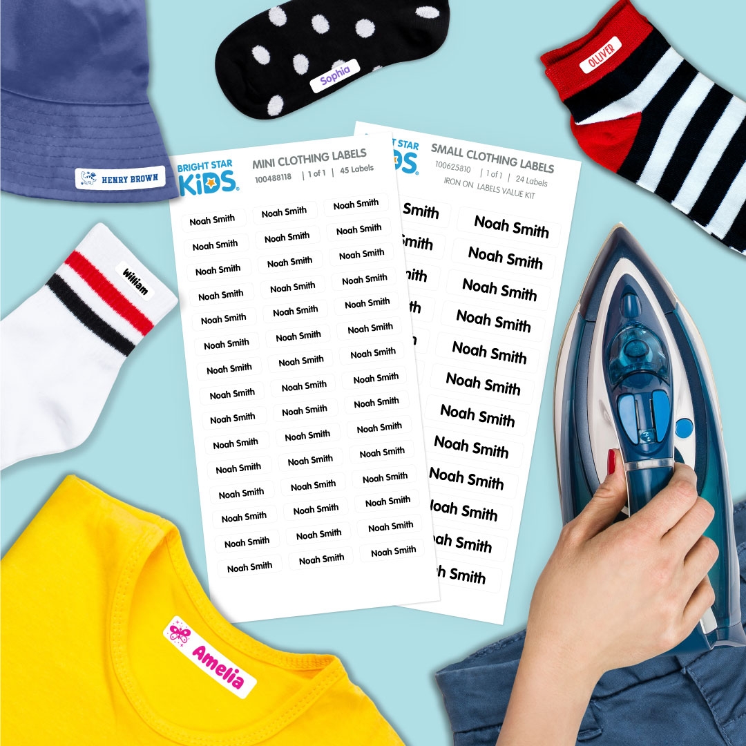 Personalized Name Labels Bright Star Kids Labels USA School Labels