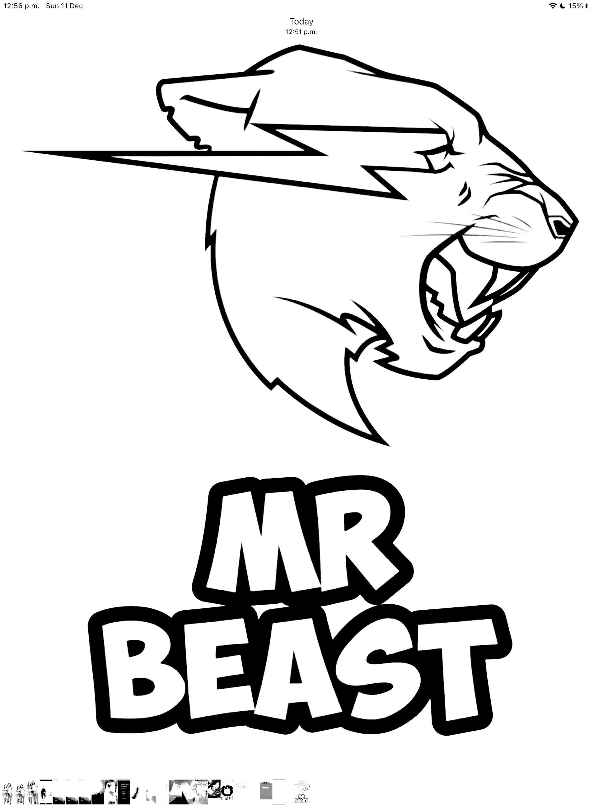 Pin By Marcia Valenzuela On Mr Beast Bday Beast Logo Mr Beast Coloring Pages