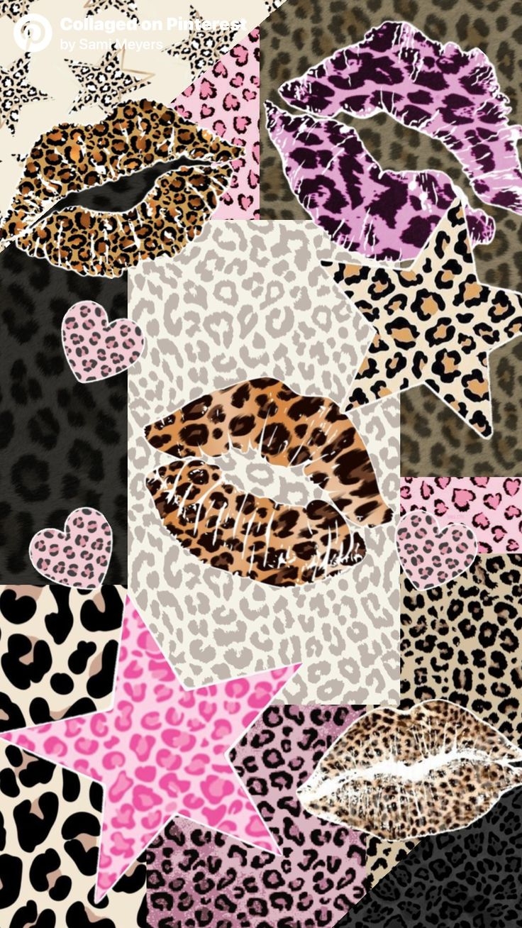 cute leopard print wallpaper