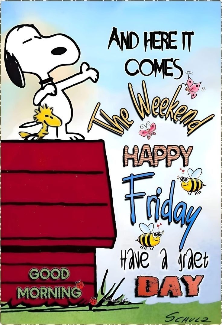 Pin By Nicole Ross On Snoopy Good Morning Snoopy Snoopy Friday Good Morning Happy Friday