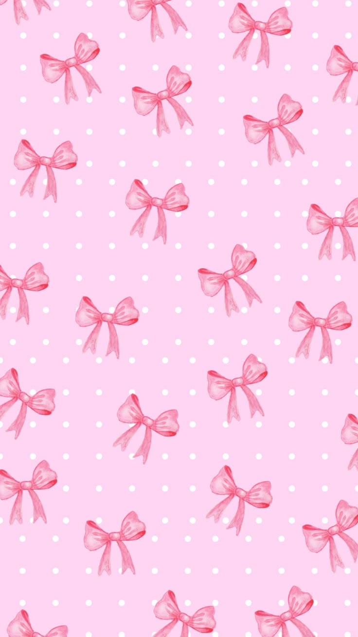Pink Bow Wallpaper