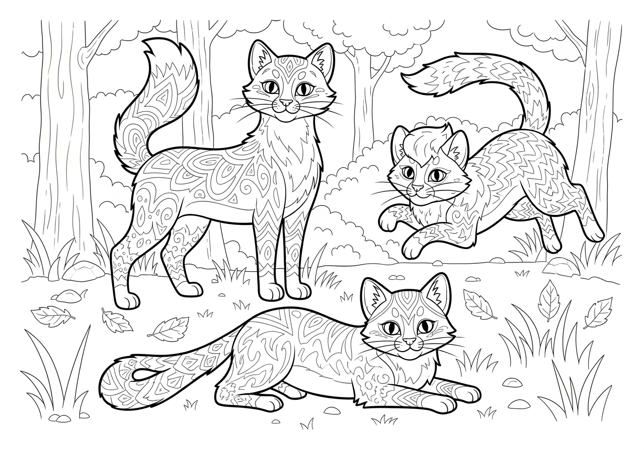 Pinkbunnygirl43 Warrior Cats Coloring Page 