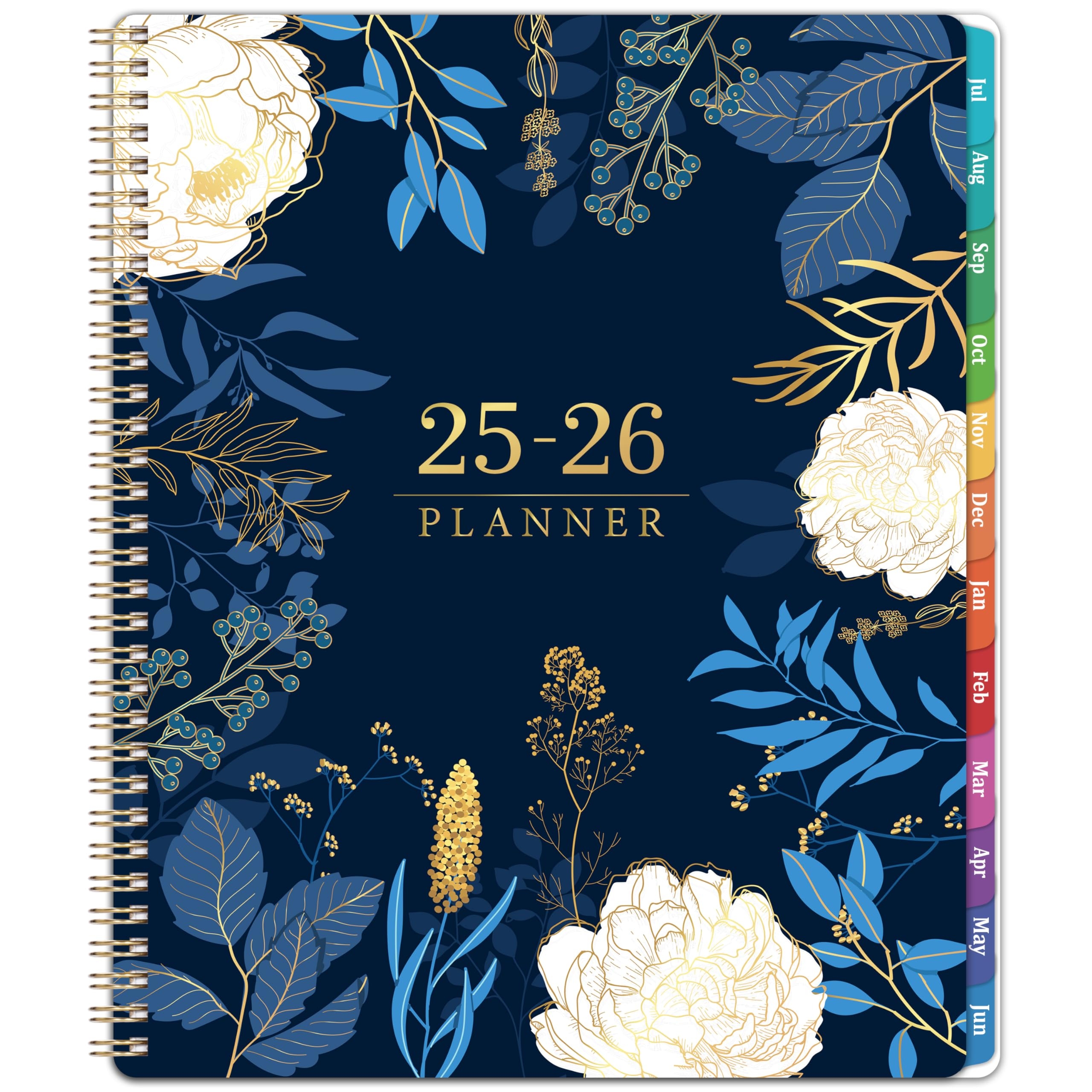 Planner 2025 2026 July 2025 June 2026 2025 2026 Academic Planner Weekly And Monthly 9 X 11 A4 Size Twin wire Binding Holidays Monthly Tabs Back Pocket Habit Tracker Amazon au Stationery Office Products