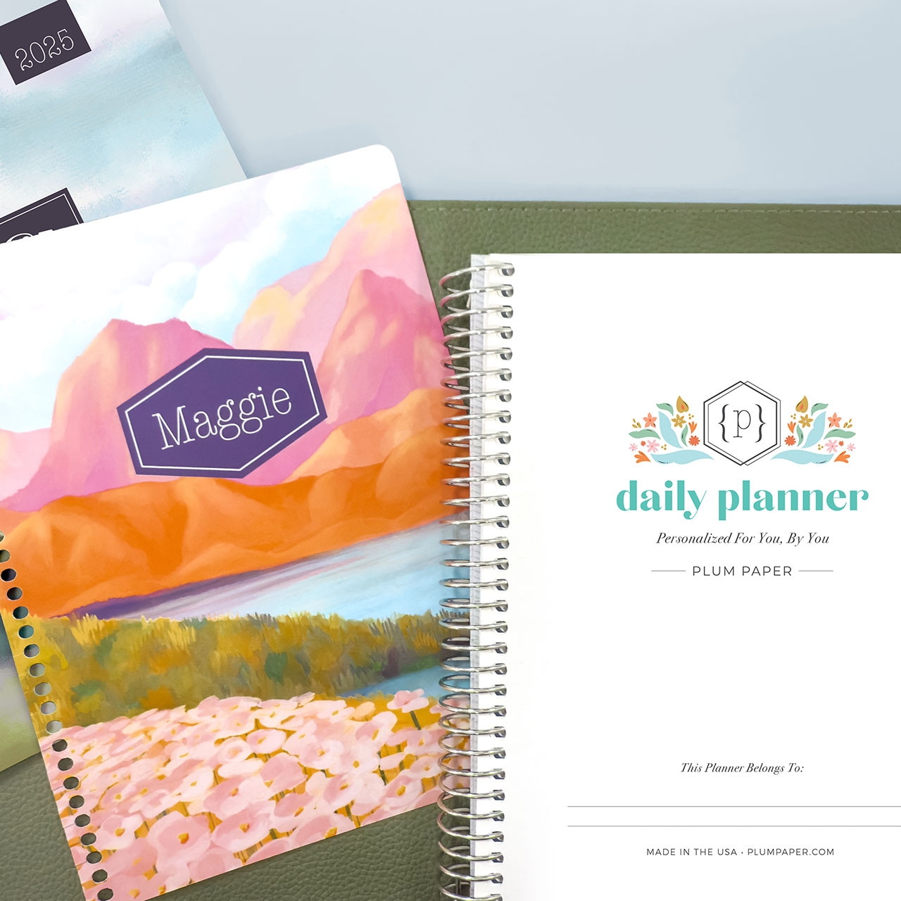 custom agendas and planners