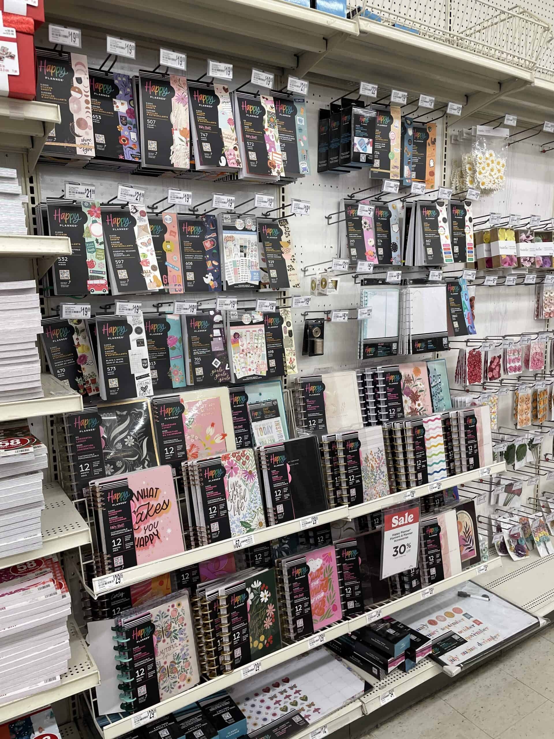 Planner Shopping In The USA Michaels Staples Target Walmart And Paper Source All About Planners