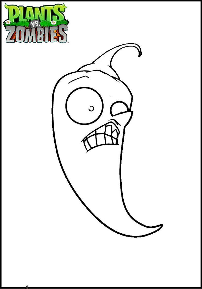 plants vs zombies colouring sheets
