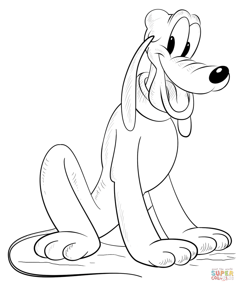 Pluto 15 Free Printable Coloring Pages