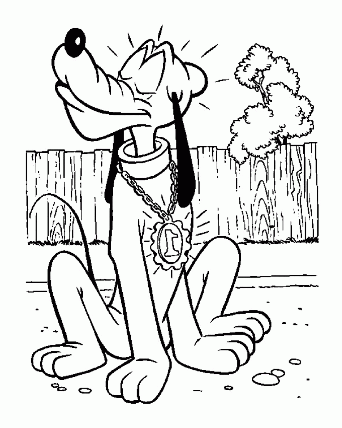 Pluto Coloring Page To Download Pluto Coloring Pages