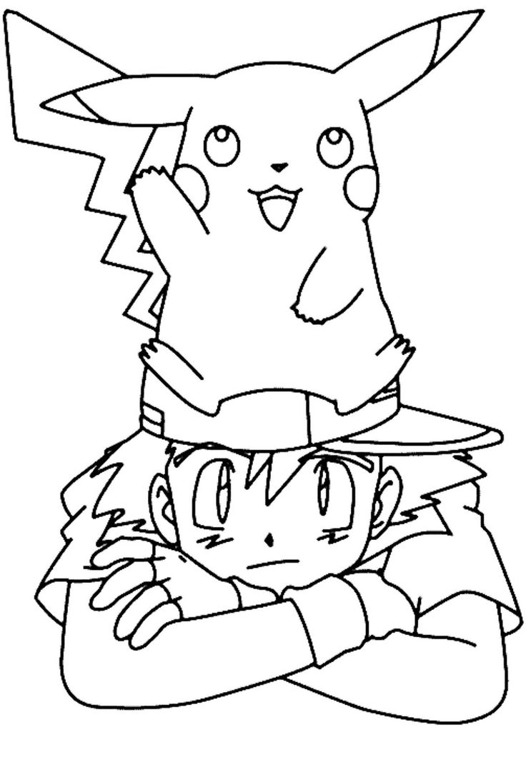 Pokemon Pikachu Coloring Pages Printable