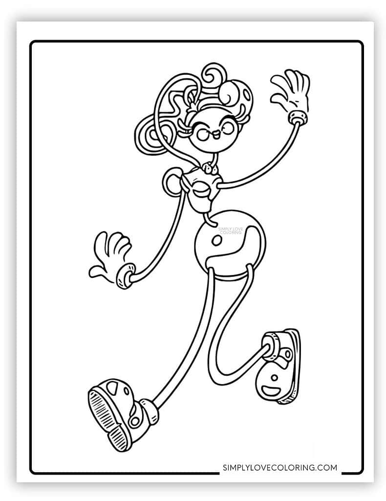 Poppy Playtime Coloring Pages Free PDF Printables Simply Love Coloring