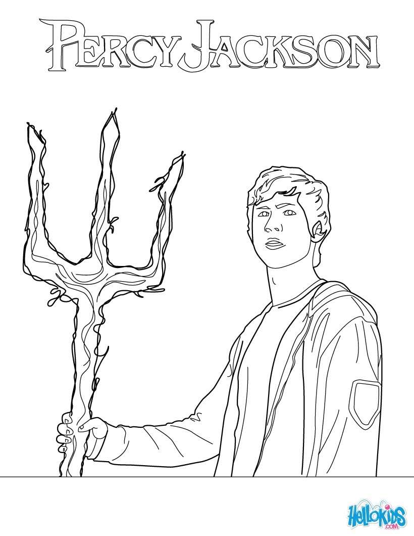 Poseidon s Son Coloring Pages Hellokids