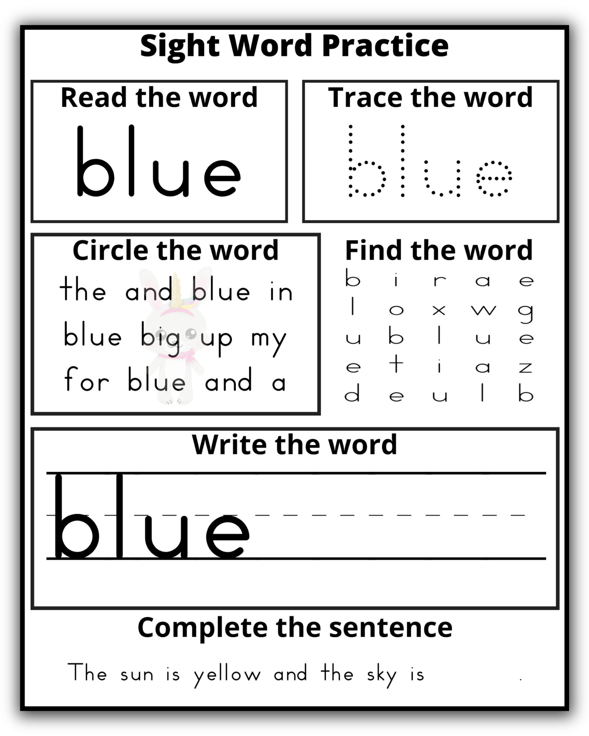 Pre Kindergarten Dolch Sight Words Practice Extreme Couponing Mom