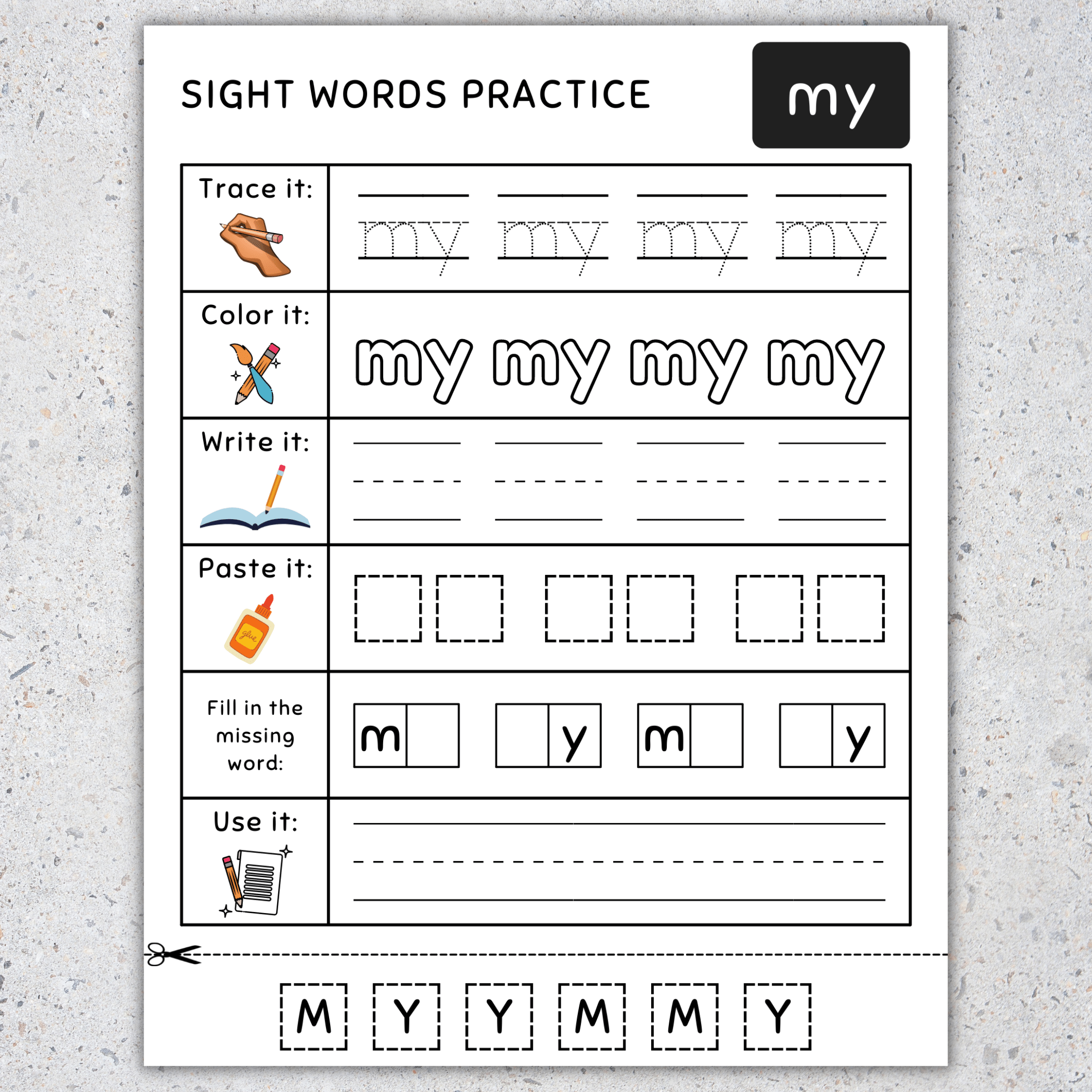 Pre Primer Sight Words Pre K Sight Words Worksheets Activities SET 2 Made By Teachers