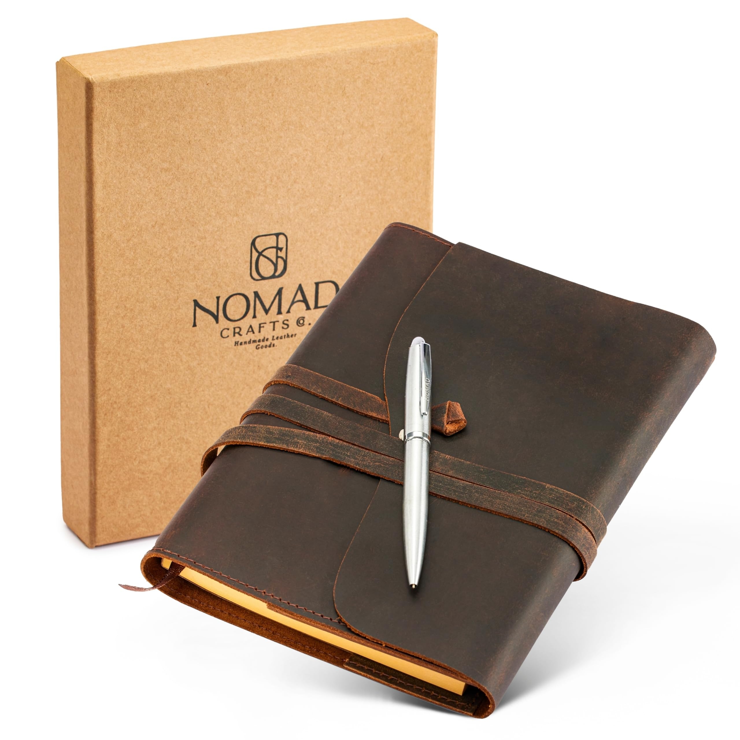 Premium Leather Journal For Men Women Refillable Leather Notebook Cover Wit EBay