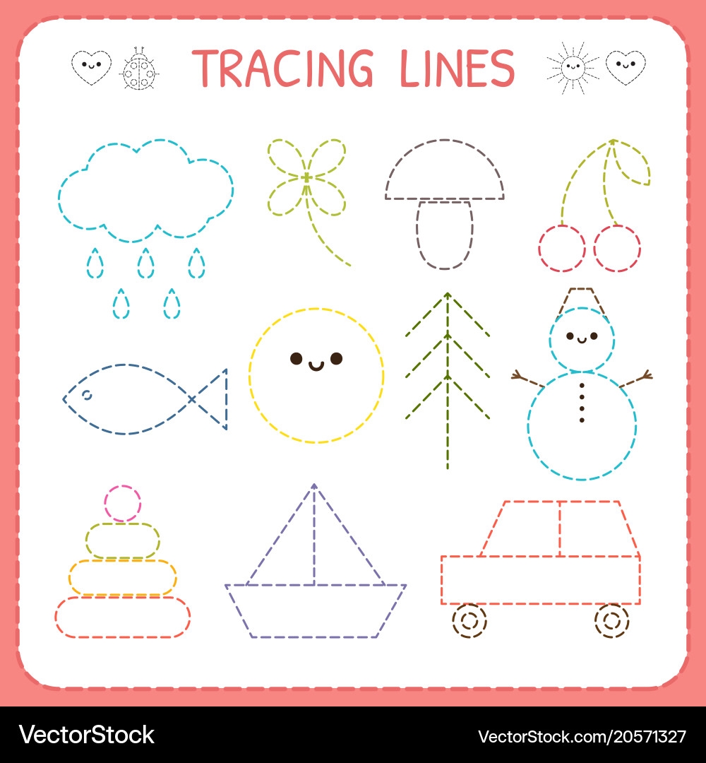free preschool tracing worksheets