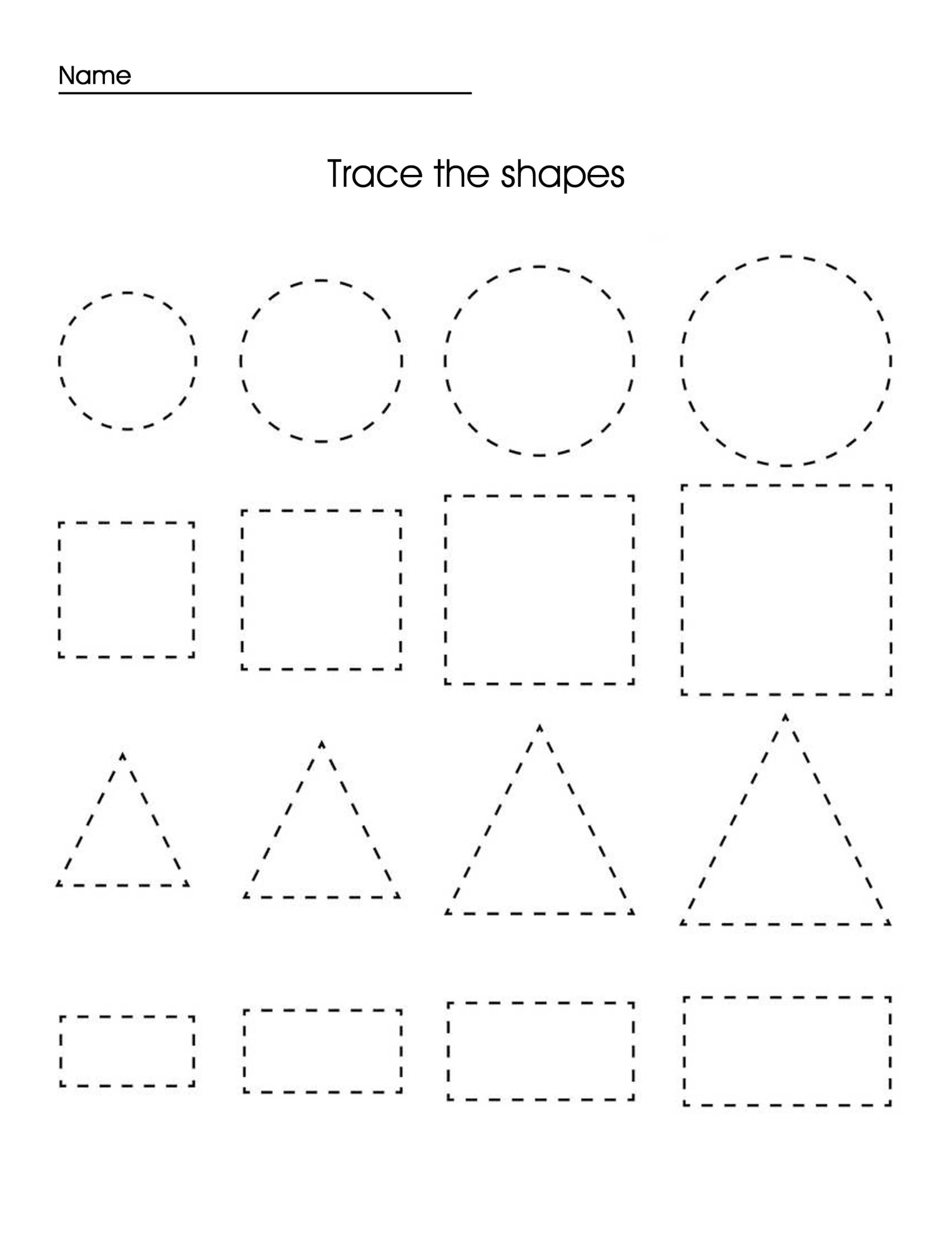 tracing sheets for toddlers