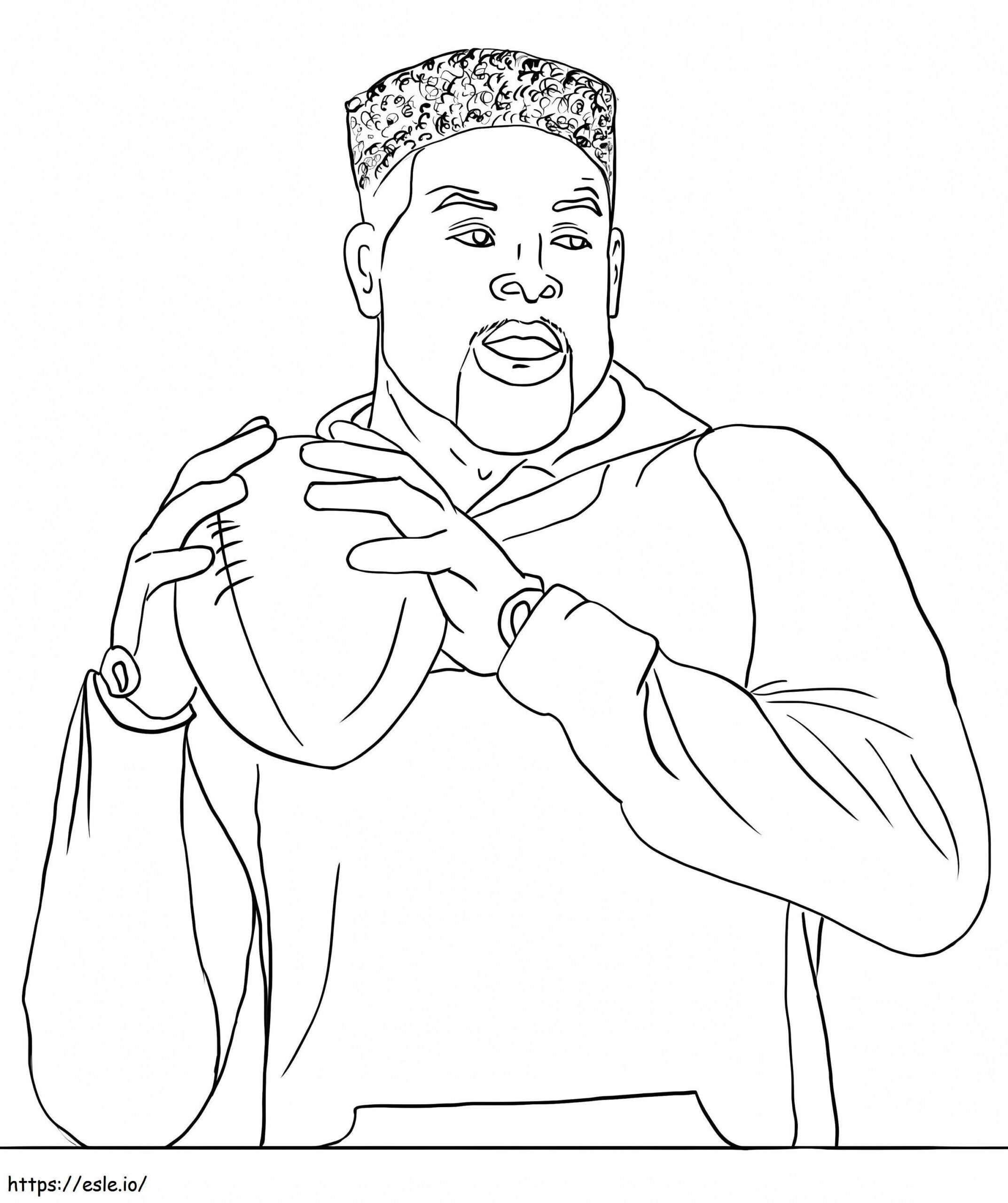 odell beckham jr coloring pages