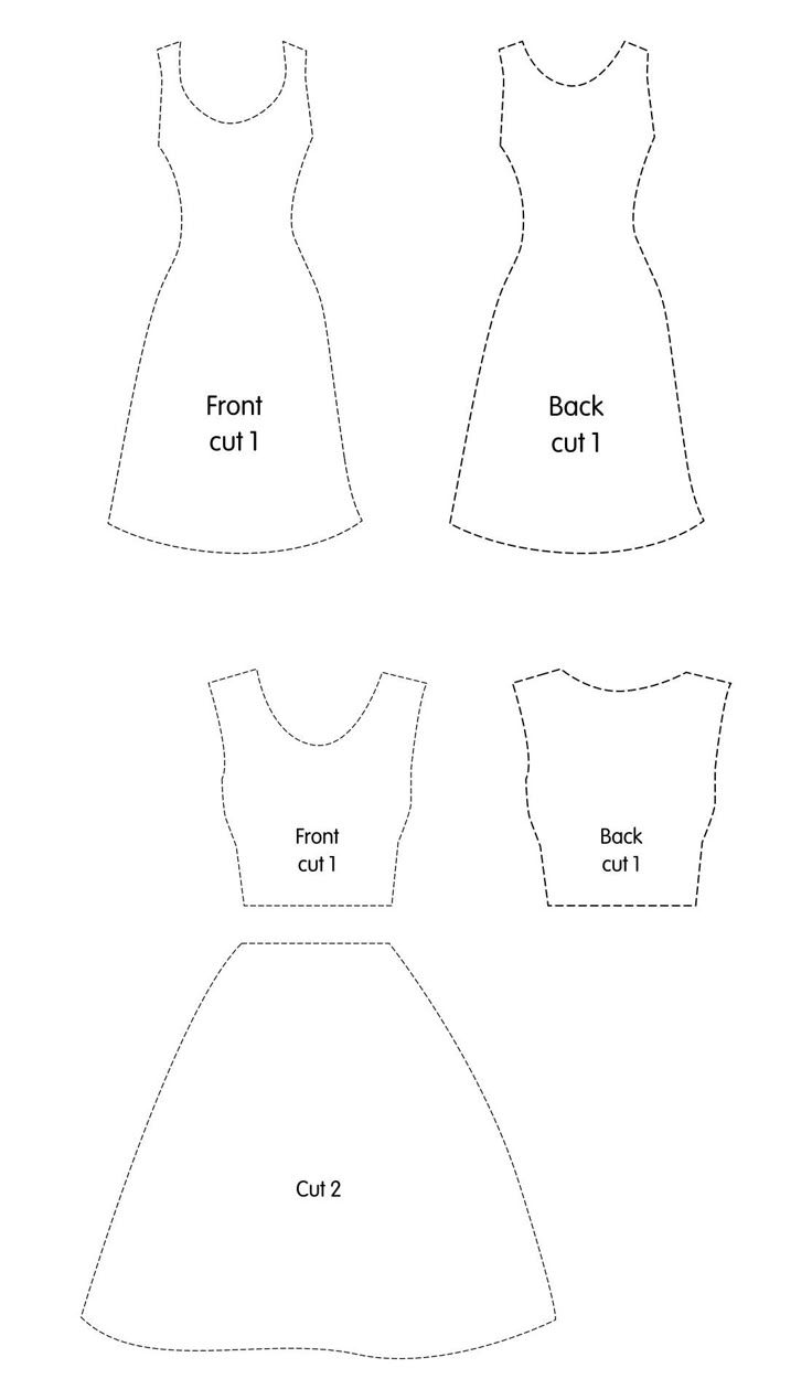 Printable Barbie Doll Clothes Patterns