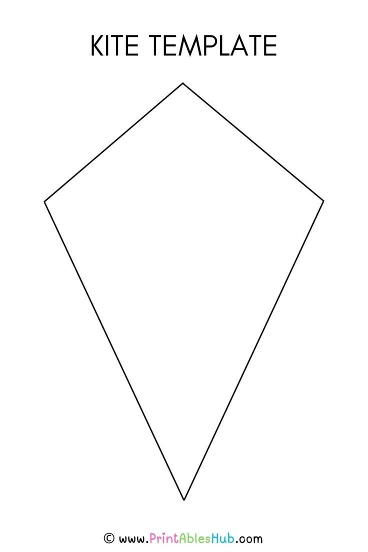 printable kite pattern