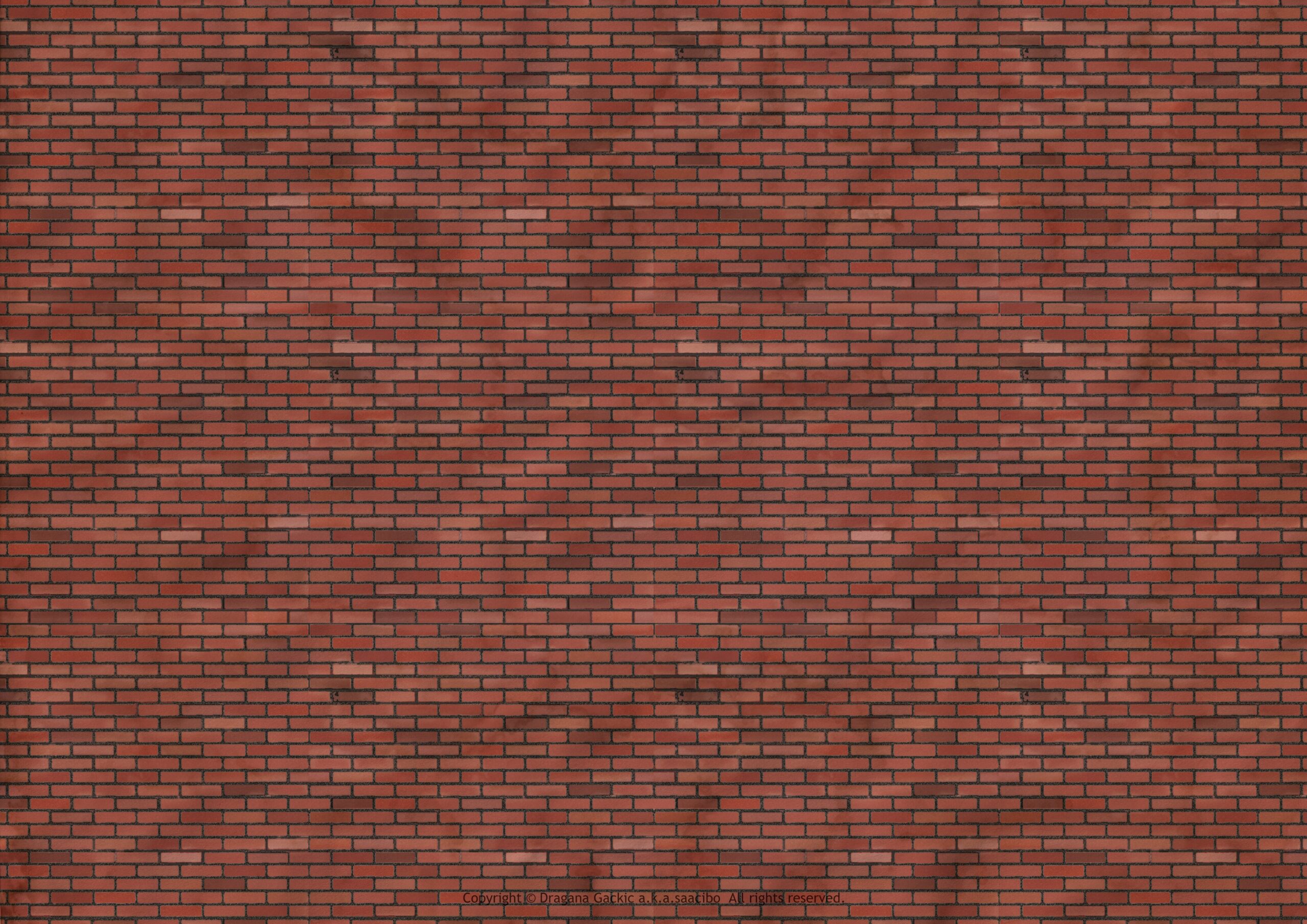 Printable Brick Wall Texture