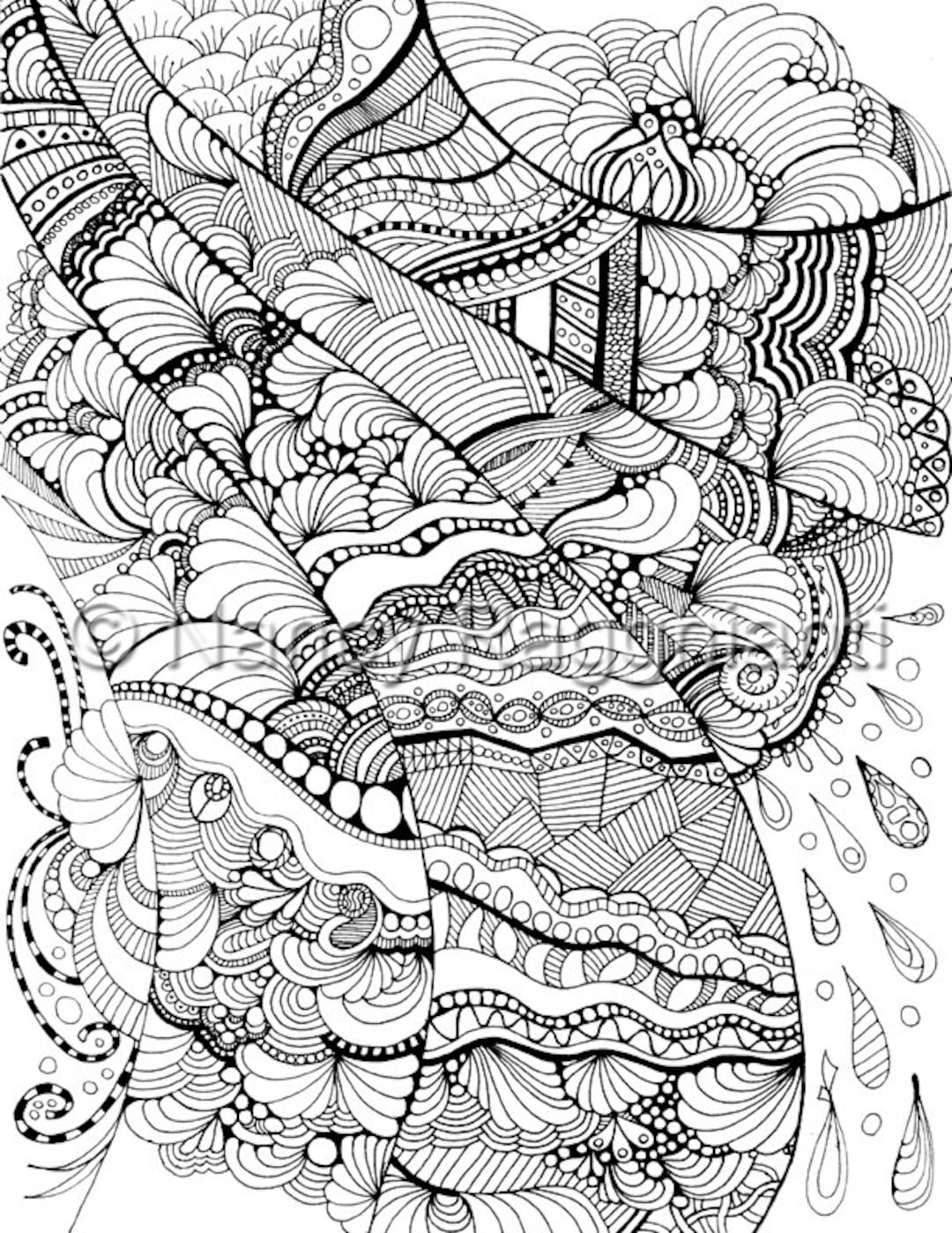colouring pages patterns printable