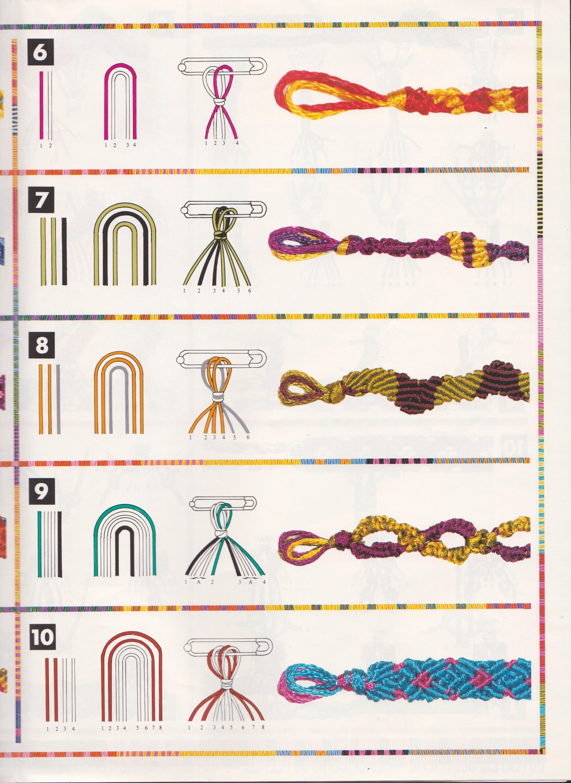 Printable Friendship Bracelet Easy Friendship Bracelets For Beginners Step By Step Easy