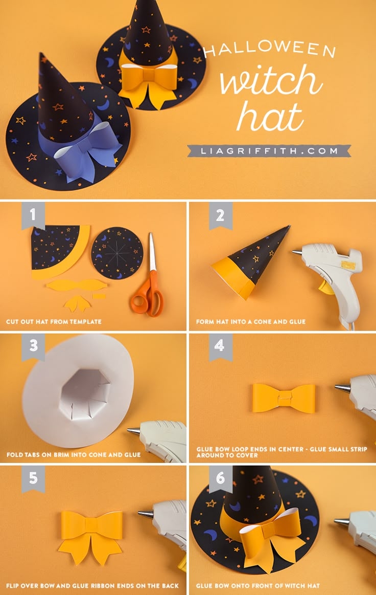 printable witch hat pattern