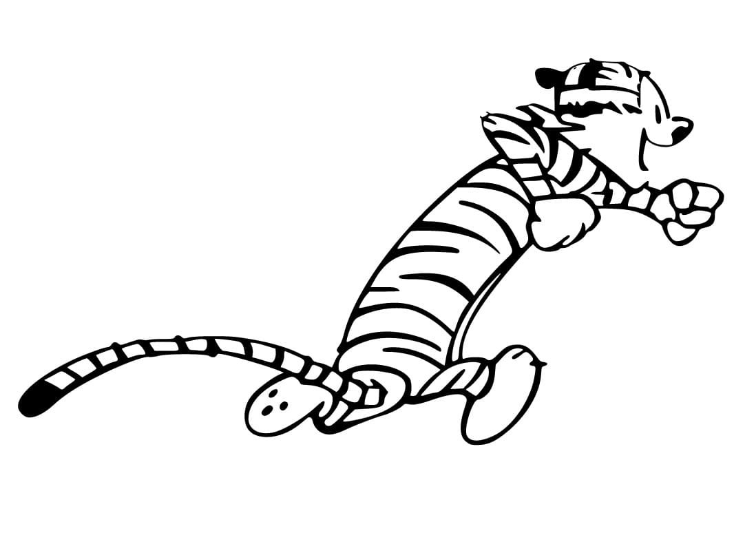 calvin and hobbes coloring sheets