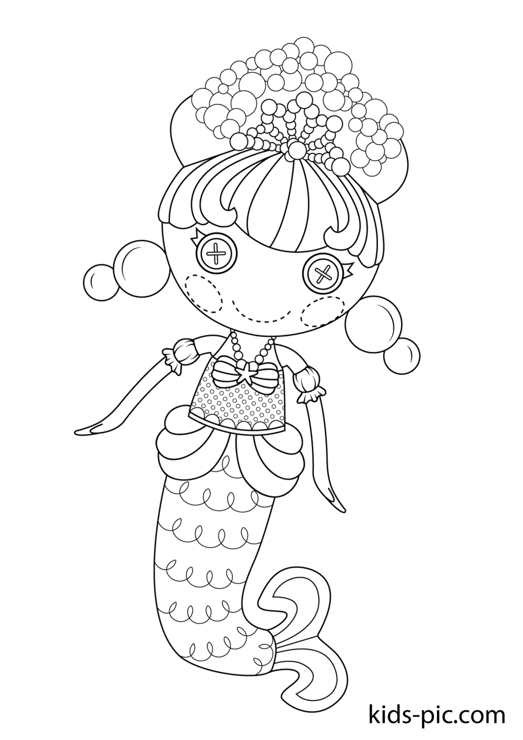 Printable Lalaloopsy Coloring Pages Kids Pic