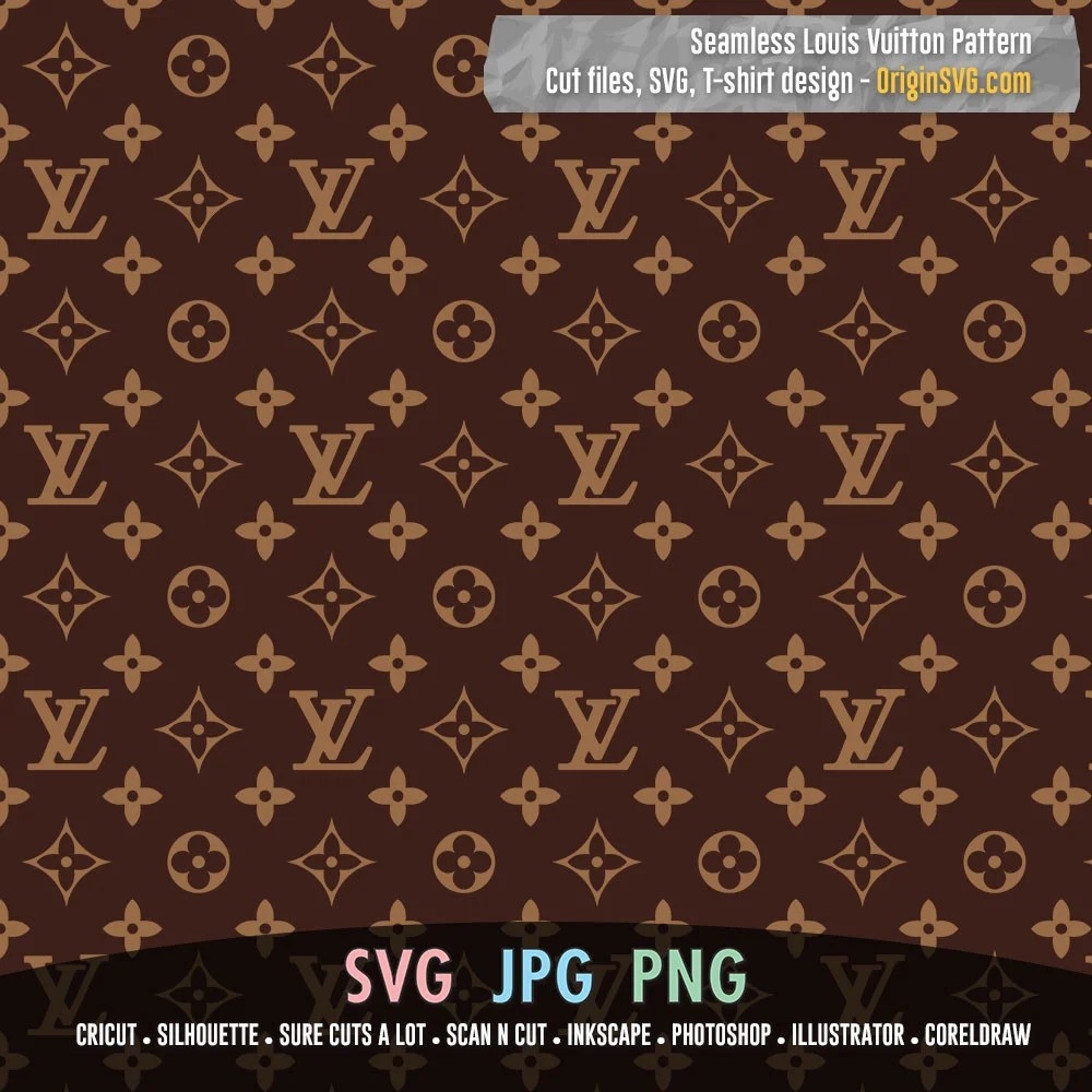 Printable Lv Pattern Printable Party Favors